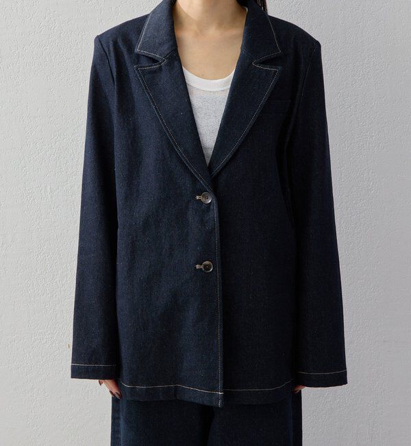  「【2026AW Debut】【UNFORM】テーラードデニムジャケット」|デニムジャケット|