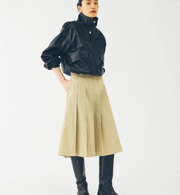 「【2026AW Debut】【UNFORM】フェイクレザーブルゾン」|ベスト・ジレ|