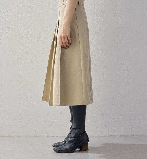  「【2026AW Debut】【UNFORM】ミモレ丈タックスカート」|スカート|
