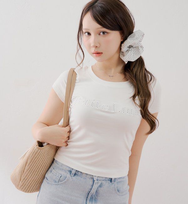  「ドットロゴT+シュシュセット」|Tシャツ・カットソー|