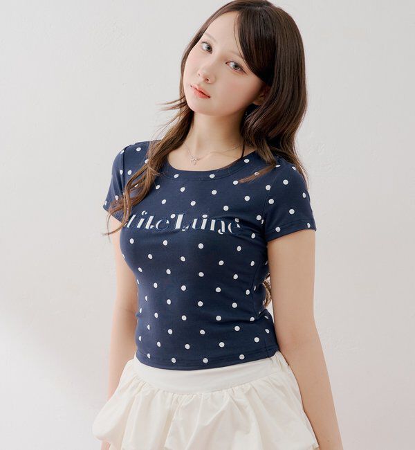 「ドットロゴT+シュシュセット」|Tシャツ・カットソー|