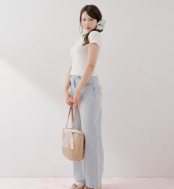 「ドットロゴT+シュシュセット」|Tシャツ・カットソー|