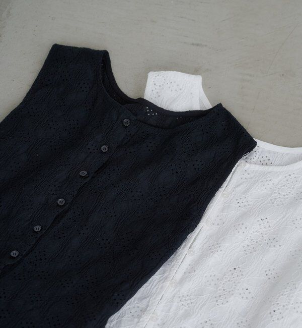  「【再入荷】レースペプラムフリルタンク」|シャツ・ブラウス|