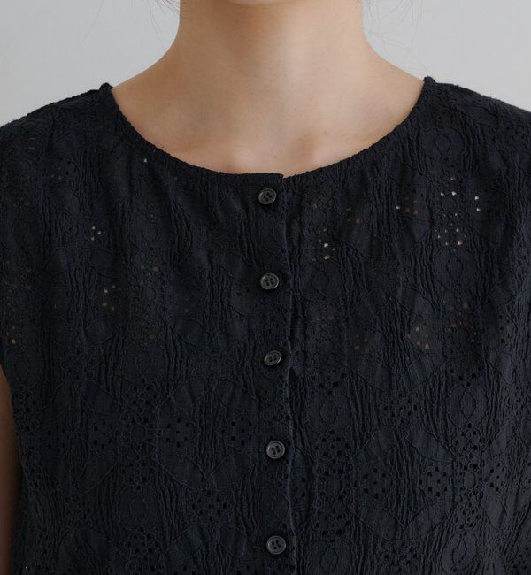 「【再入荷】レースペプラムフリルタンク」|シャツ・ブラウス|