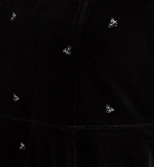  「ベロア刺繍ペプラムトップス」|Tシャツ・カットソー|