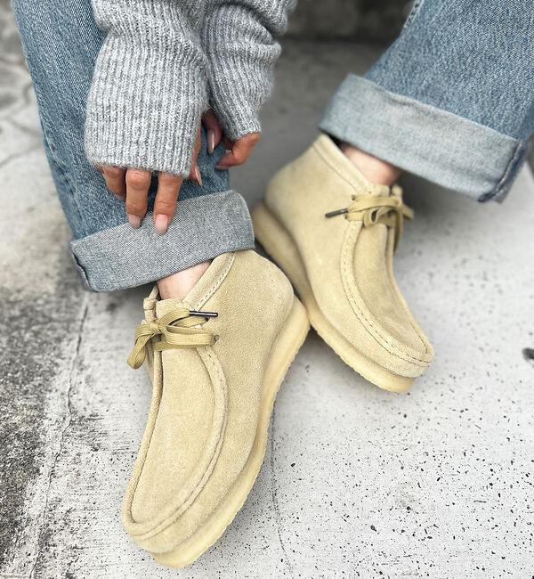 Rouge vif「【CLARKS/クラークス】 ワラビー / ミドル ブーツ」|モカシン|