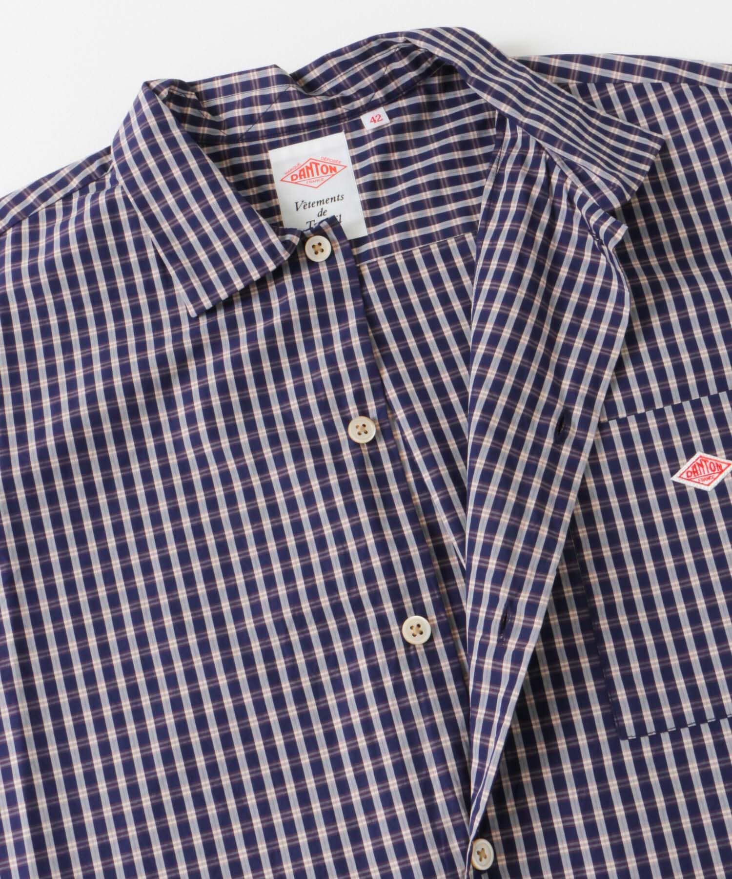URBAN RESEARCH DOORS「DANTON　WORK SHIRTS SHORT-SLEEVE」|シャツ・ブラウス|