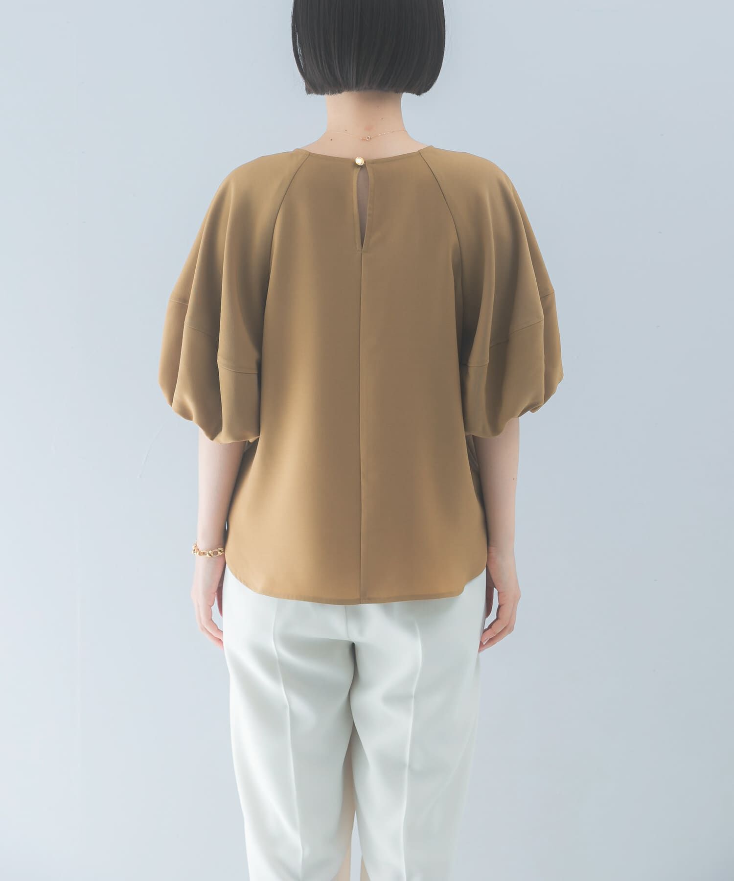 URBAN RESEARCH ROSSO「クールタッチ 吸水速乾バルーンブラウス」|シャツ・ブラウス|
