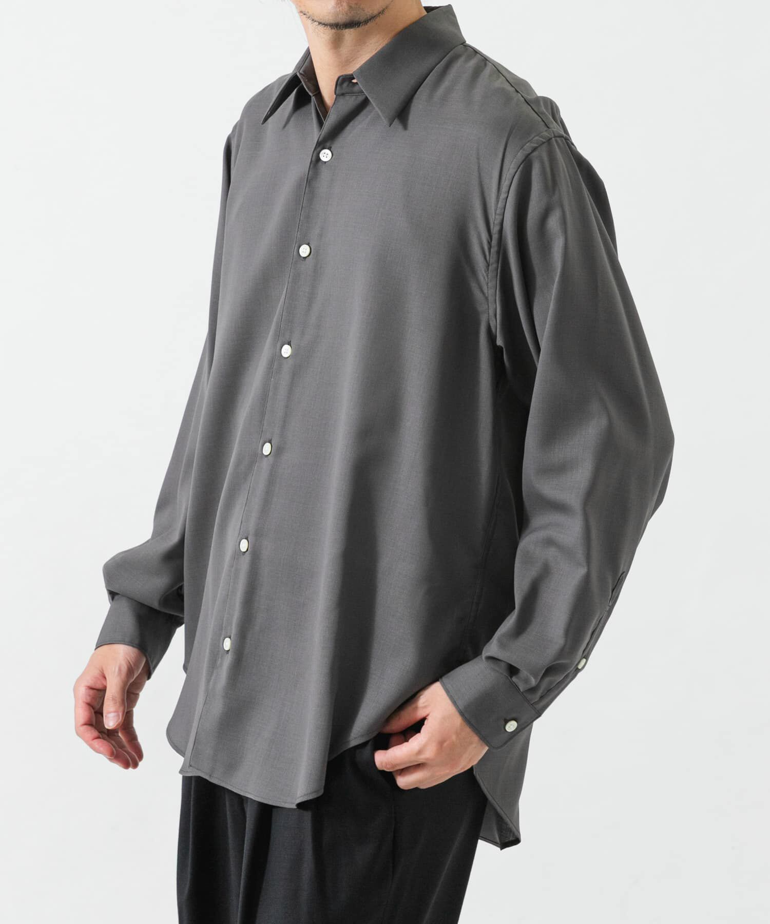 URBAN RESEARCH「WASHABLE WOOL REG SHIRTS」|シャツ・ブラウス|