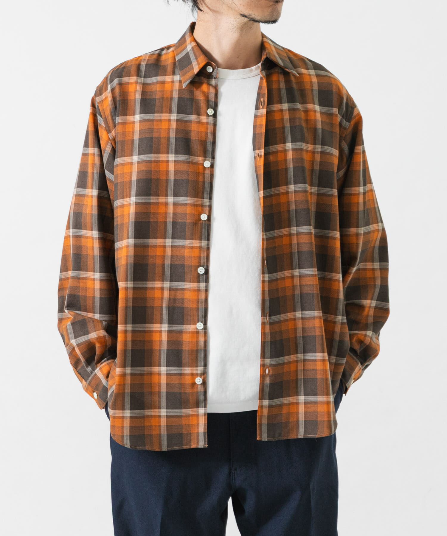 URBAN RESEARCH「WASHABLE WOOL REG SHIRTS」|シャツ・ブラウス|