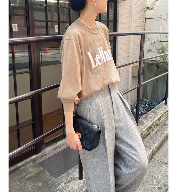 le.coeur blanc「ヘリンボーンタックワイドパンツ」|その他|