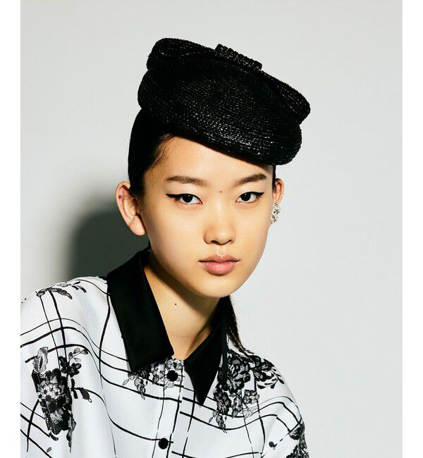 LOULOU WILLOUGHBY「【LOULOU WILLOUGHBY】MIA CACK TAIL」|ハット|ブラック