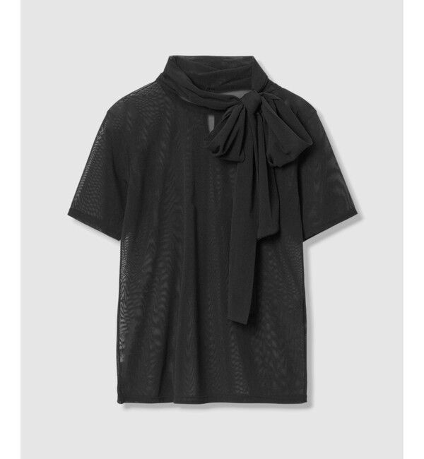 LOULOU WILLOUGHBY「ボウタイツキチュールトップス」|Tシャツ・カットソー|