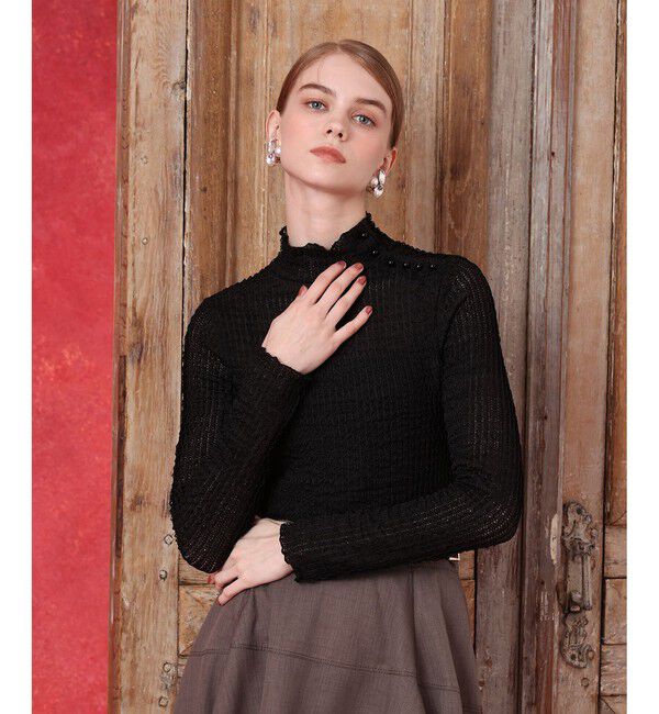 LOULOU WILLOUGHBY「◇ティアードラッセルプルオーバー」|Tシャツ・カットソー|