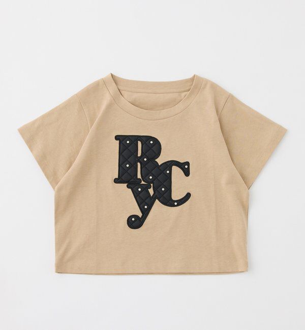  「ビジュー付きロゴアソートサスティナブルTシャツ」|プルオーバー|