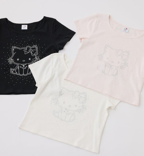  「【チャーミーキティ】ラインストーンTee」|その他|