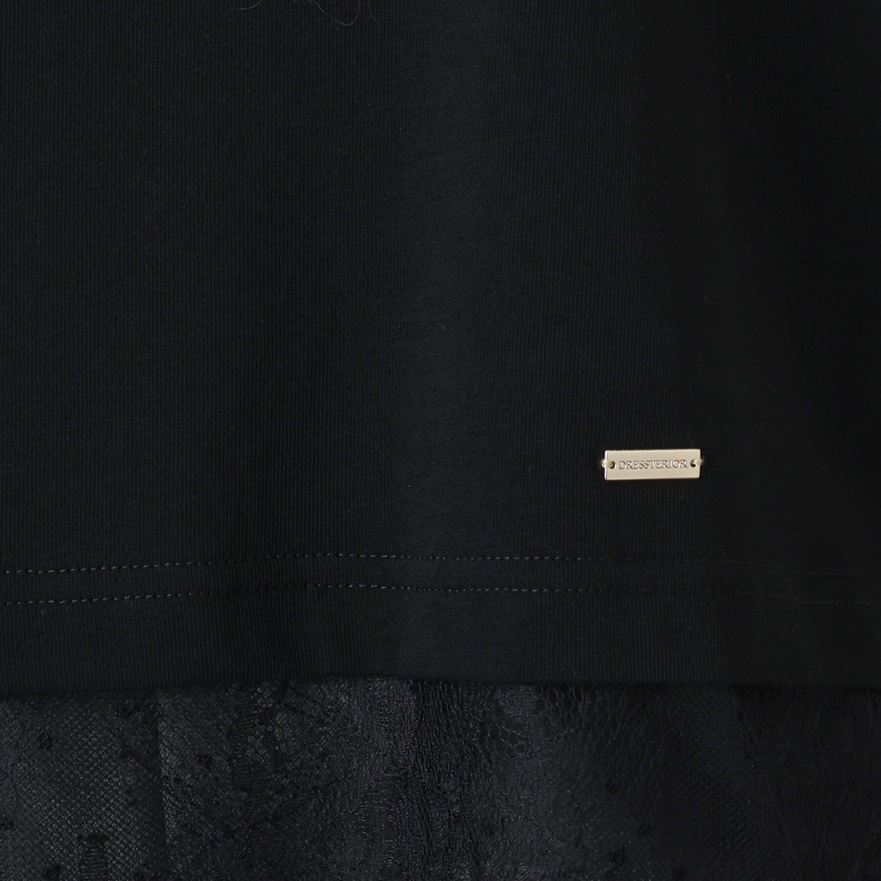 DRESSTERIOR「レースドッキングレイヤード Tシャツ」|Tシャツ・カットソー|