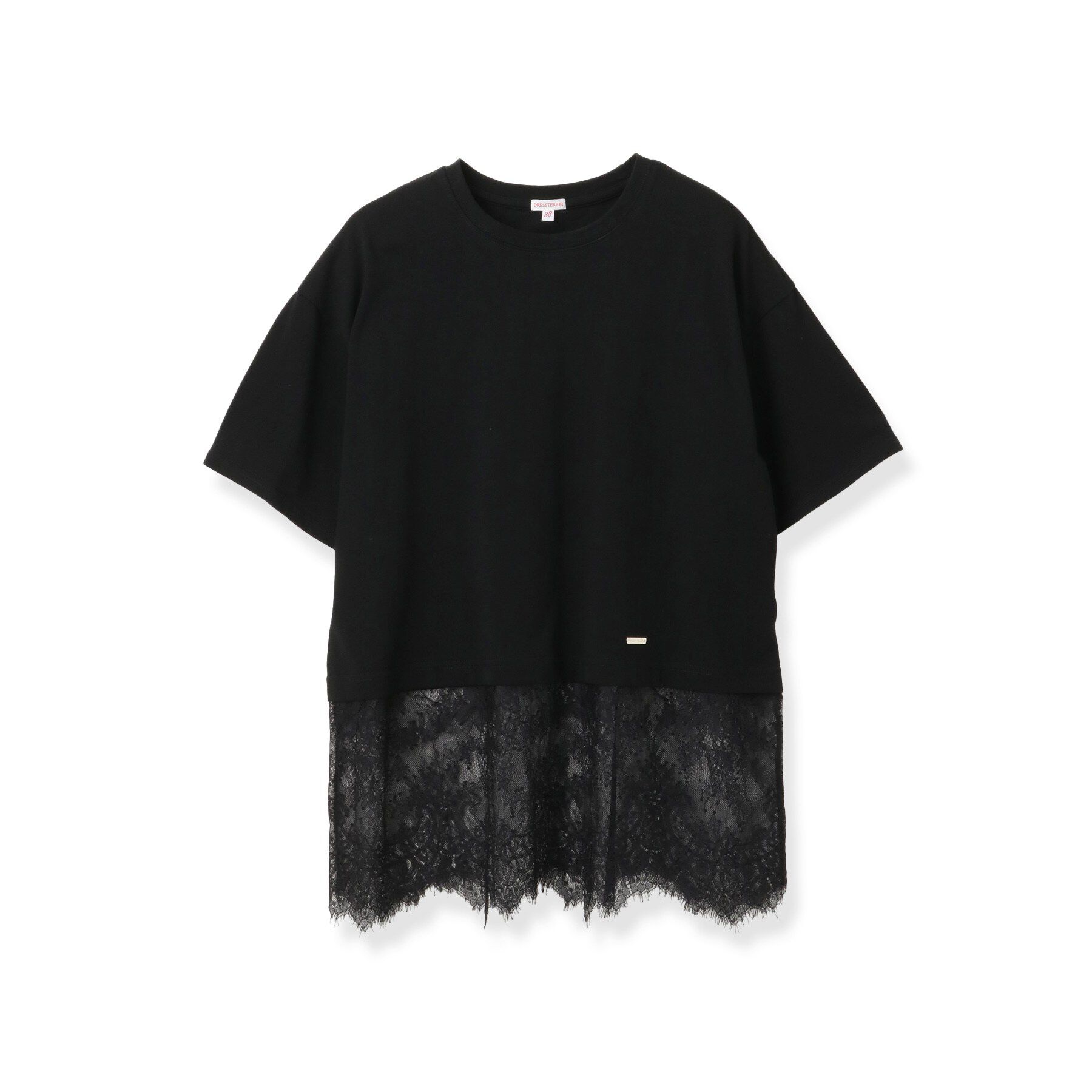 DRESSTERIOR「レースドッキングレイヤード Tシャツ」|Tシャツ・カットソー|