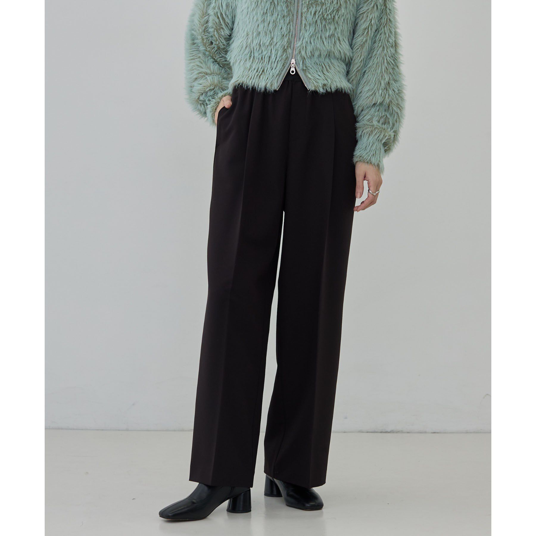 GALLEST「Comfy Set Up｜イージーストレートワイドパンツ【セットアップ対応／通勤／カセット服】」|その他|