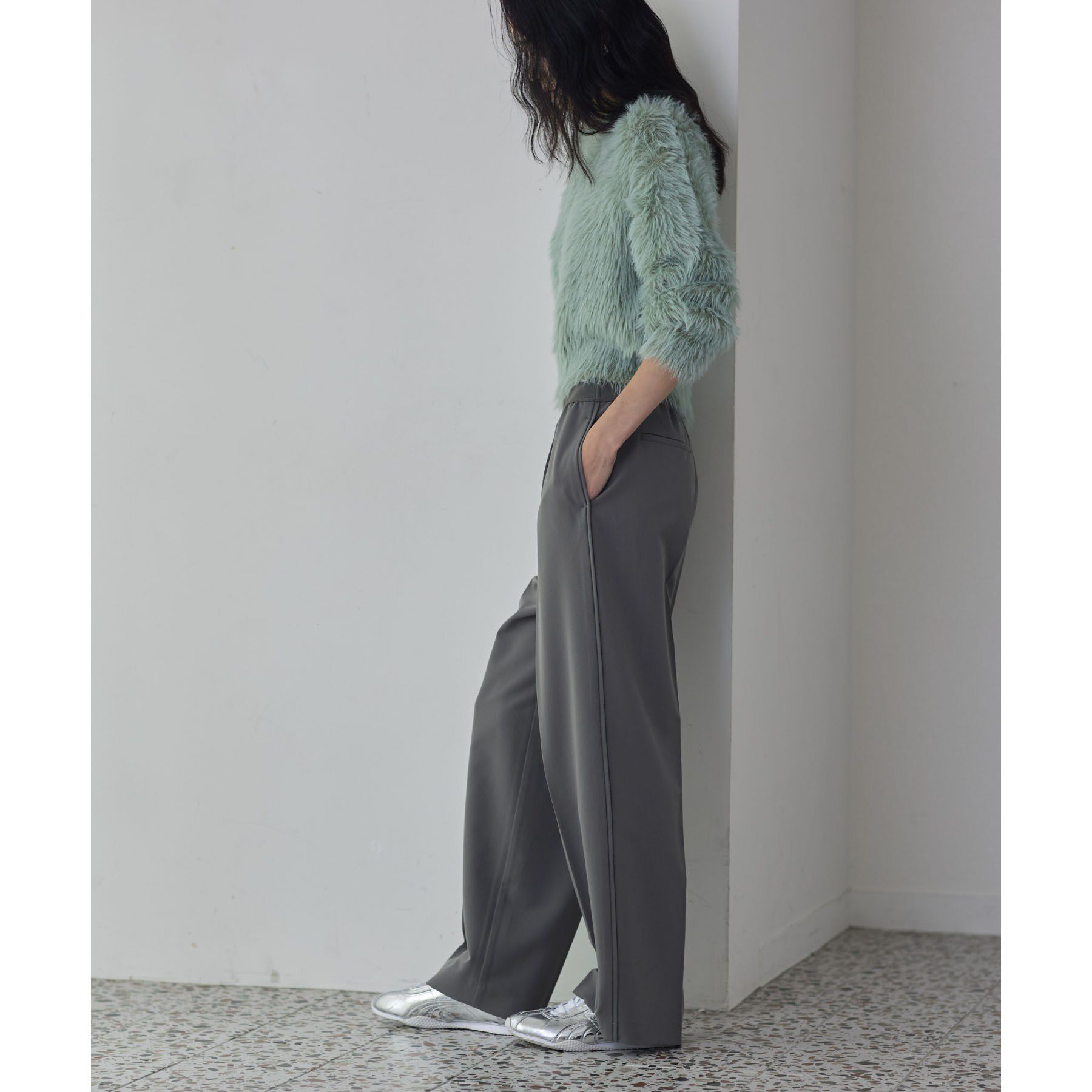 GALLEST「Comfy Set Up｜イージーストレートワイドパンツ【セットアップ対応／通勤／カセット服】」|その他|