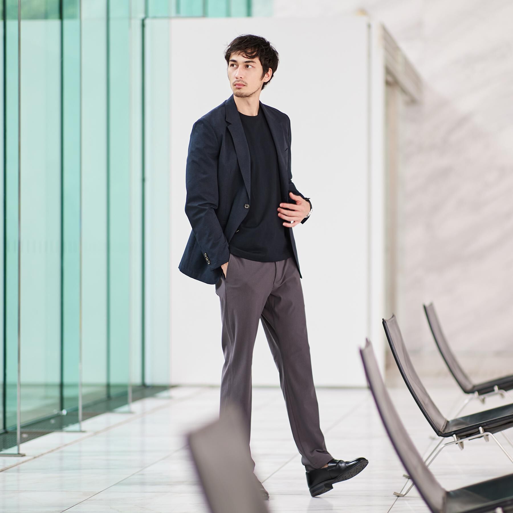 TAKEO KIKUCHI「【抗菌防臭】コットンテーラードTシャツ」|Tシャツ・カットソー|