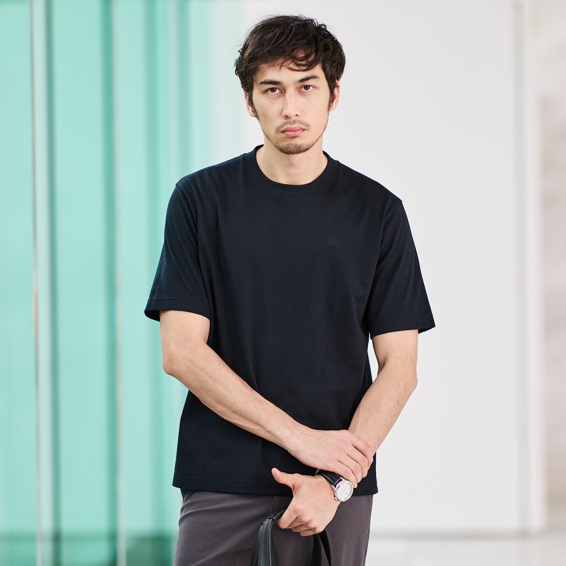 TAKEO KIKUCHI「【抗菌防臭】コットンテーラードTシャツ」|Tシャツ・カットソー|