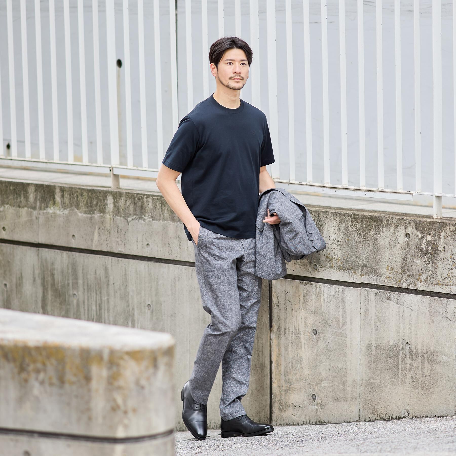 TAKEO KIKUCHI「【抗菌防臭】コットンテーラードTシャツ」|Tシャツ・カットソー|