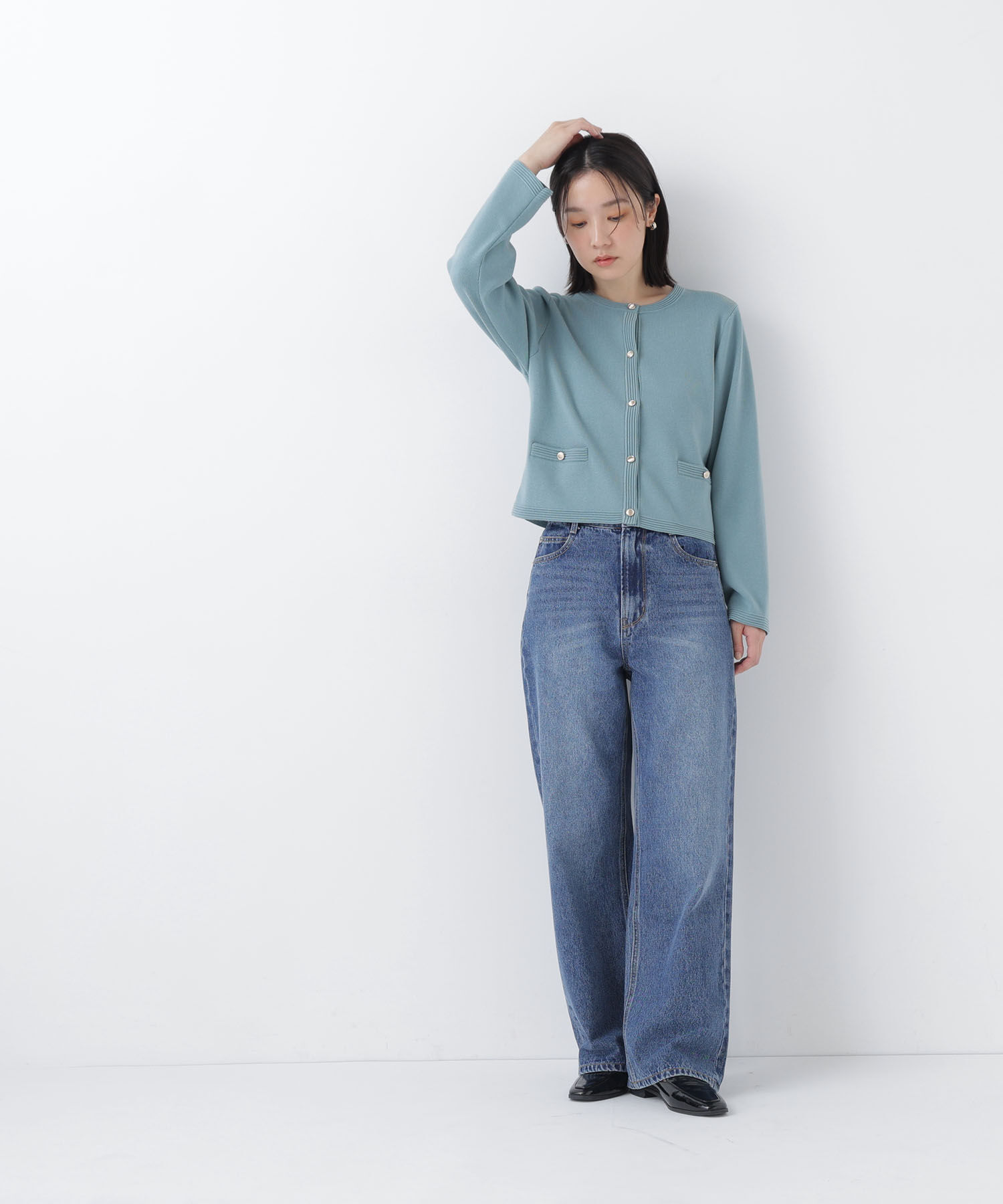  「ワイドストレートデニムパンツ」|その他|
