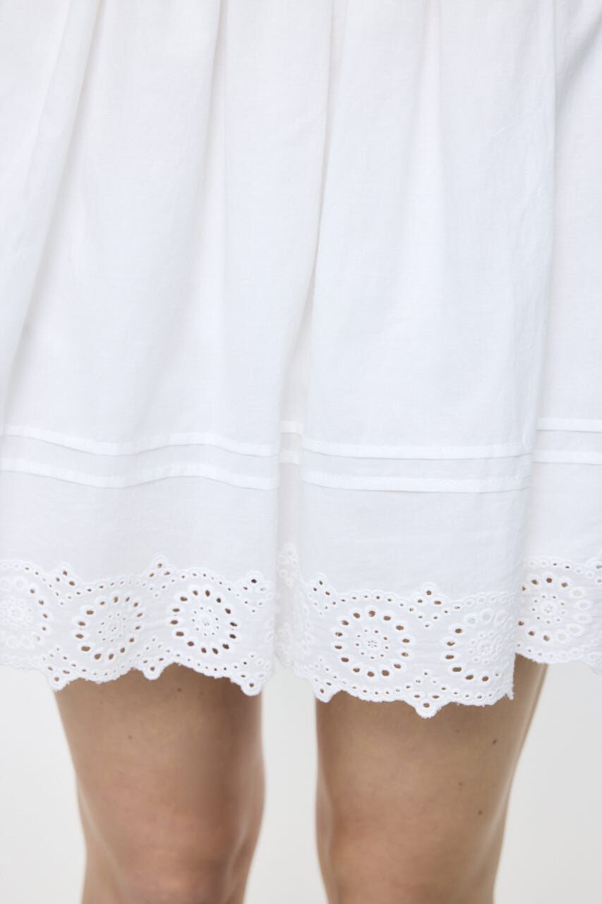 MOUSSY「EYELET HEM FLARE MINI スカート」|スカート|