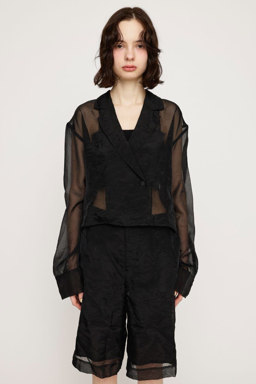 SLY「SHEER TAILOR ジャンプスーツ」|ワンピース|