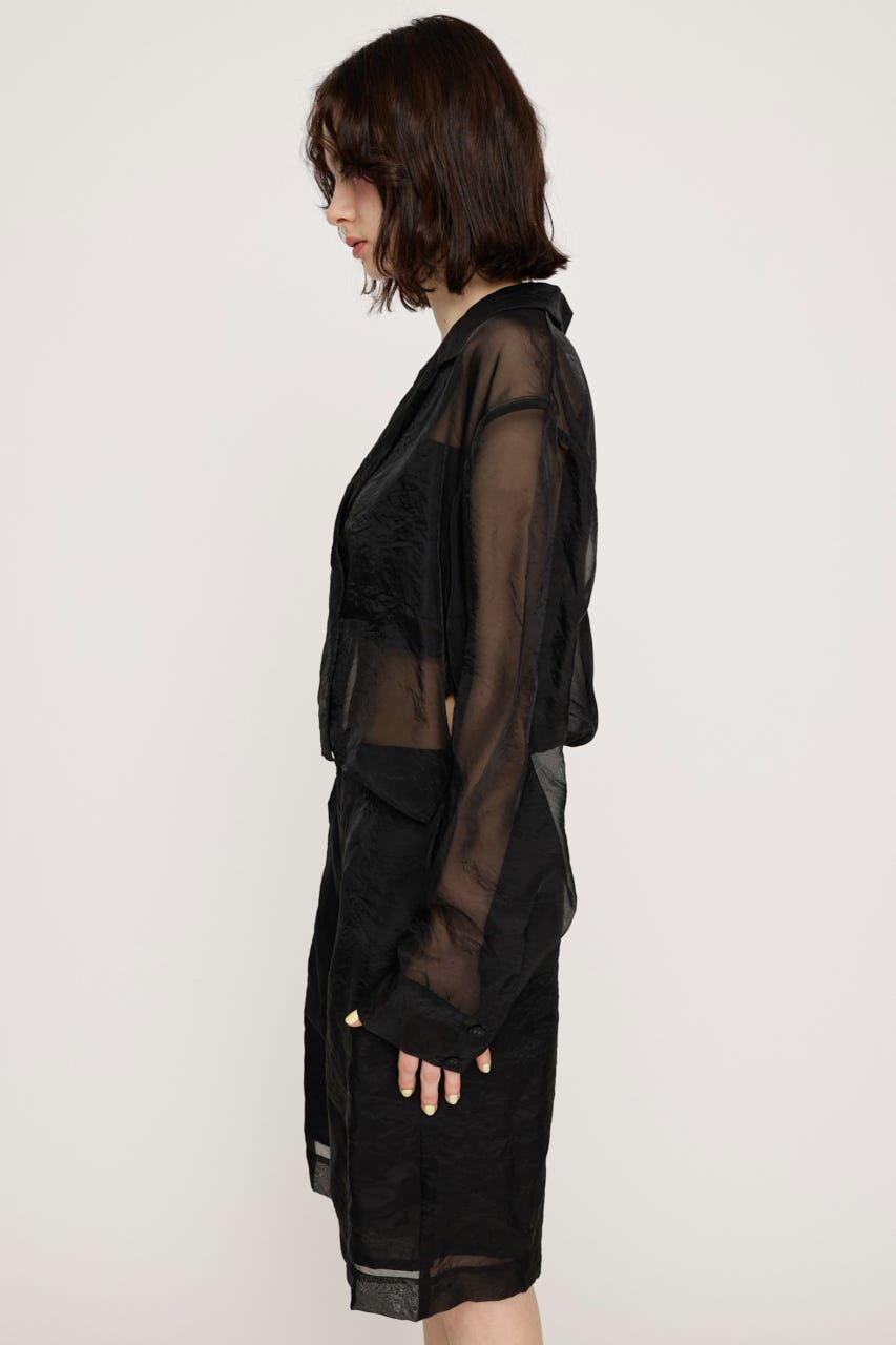 SLY「SHEER TAILOR ジャンプスーツ」|ワンピース|