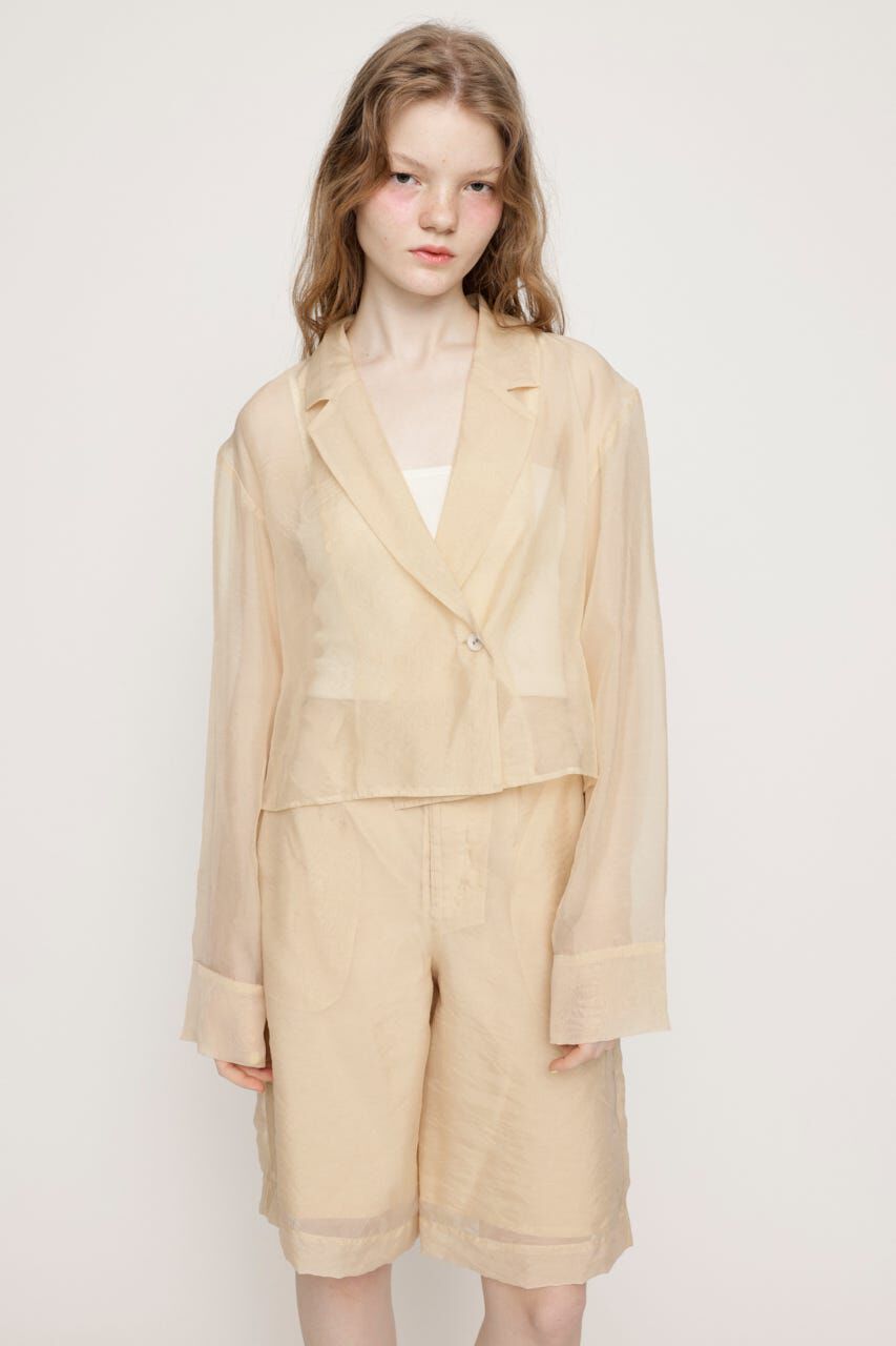 SLY「SHEER TAILOR ジャンプスーツ」|ワンピース|