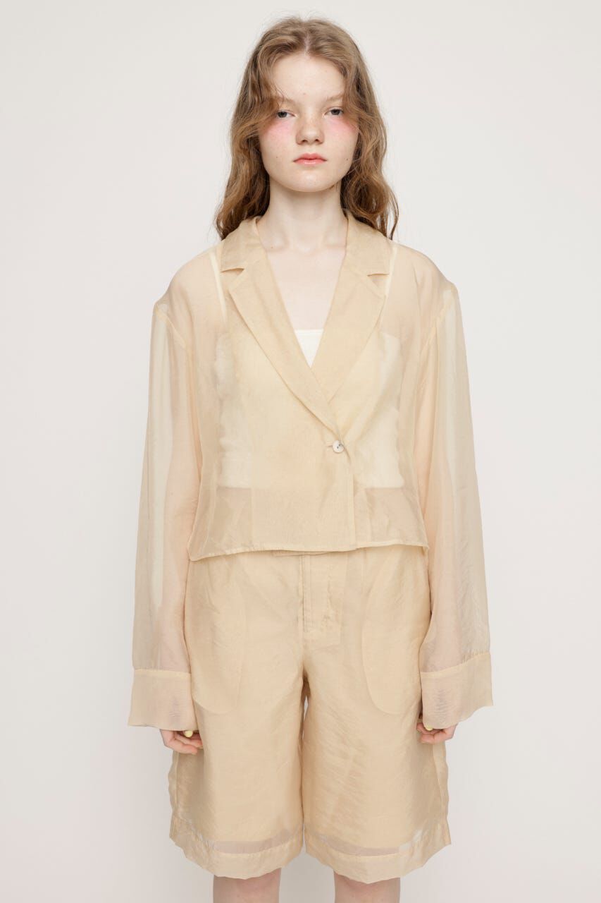 SLY「SHEER TAILOR ジャンプスーツ」|ワンピース|