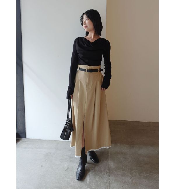 LAGUNAMOON「スリットチノスカート」|スカート|