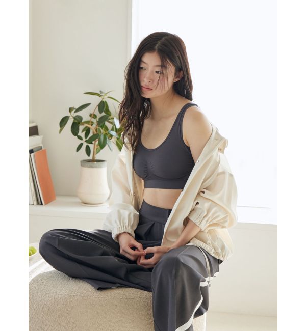 LAGUNAMOON「コントラストハイネックブルゾン」|ブルゾン・スタジャン|