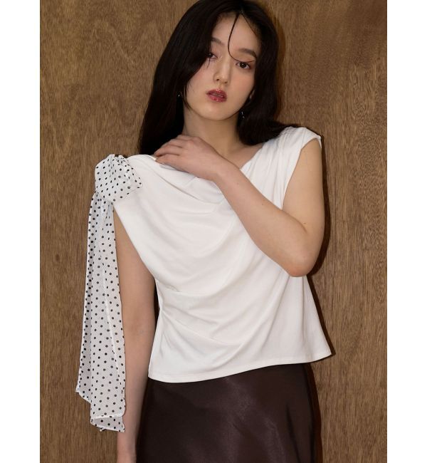 LAGUNAMOON「ドレープカットプルオーバー」|Tシャツ・カットソー|