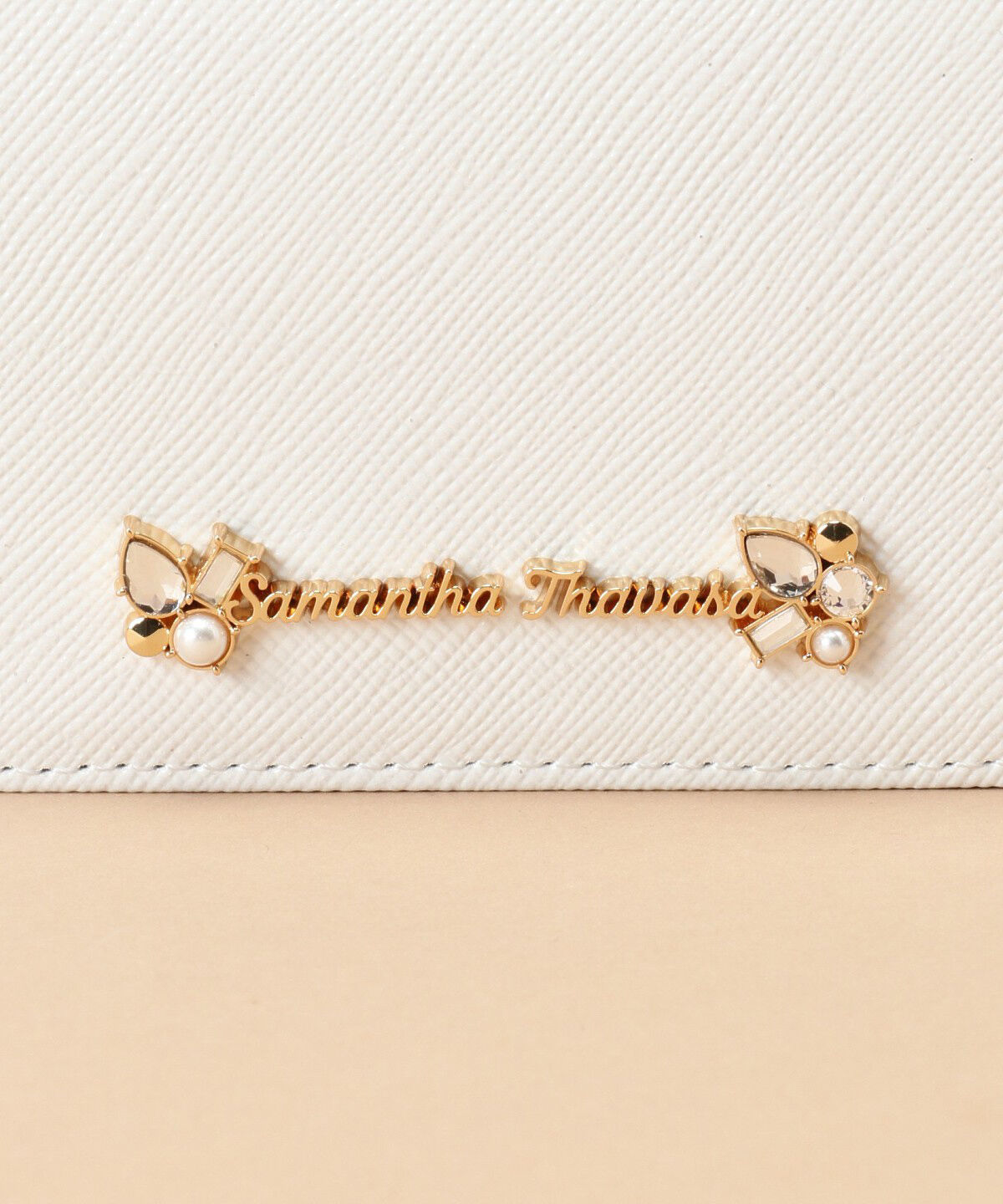 Samantha Thavasa「ラメレザービジュー カードケース」|名刺入れ・カードケース|