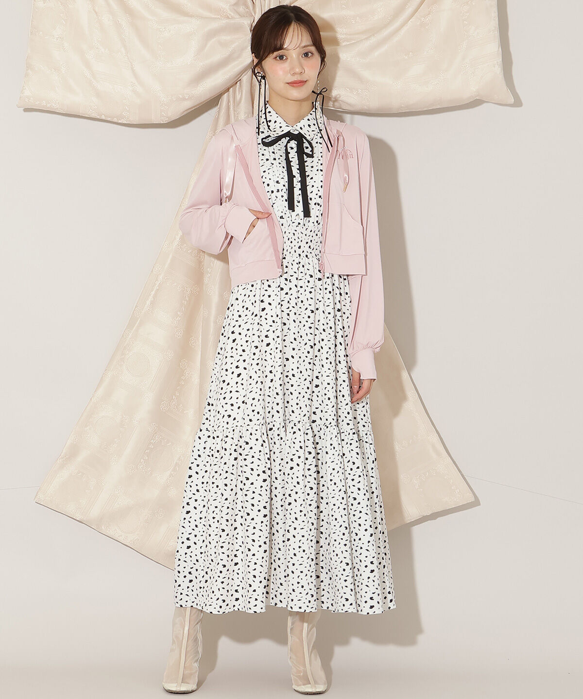 WILLSELECTION「パール刺繍UVカット機能パーカー」|パーカー|