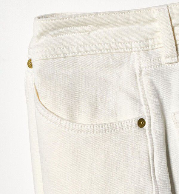 UNITED ARROWS「＜BRIGLIA 1949＞ホワイト 5ポケット デニム パンツ」|デニム|