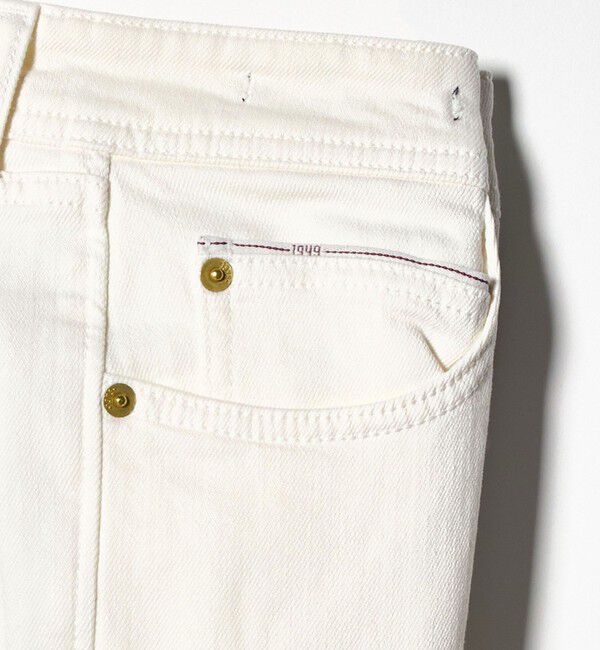 UNITED ARROWS「＜BRIGLIA 1949＞ホワイト 5ポケット デニム パンツ」|デニム|