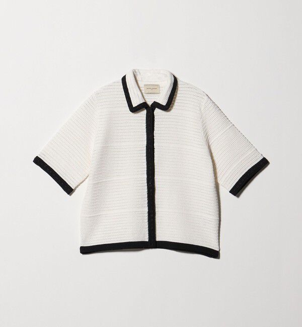 UNITED ARROWS「メッシュ スパングル カーディガン ‐ウォッシャブル‐」|カーディガン|