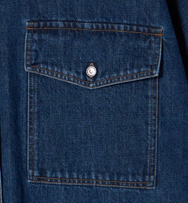UNITED ARROWS「＜SACRA＞デニム ロングシャツ」|シャツ・ブラウス|