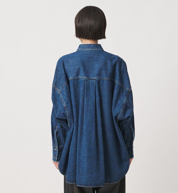 UNITED ARROWS「＜SACRA＞デニム ロングシャツ」|シャツ・ブラウス|