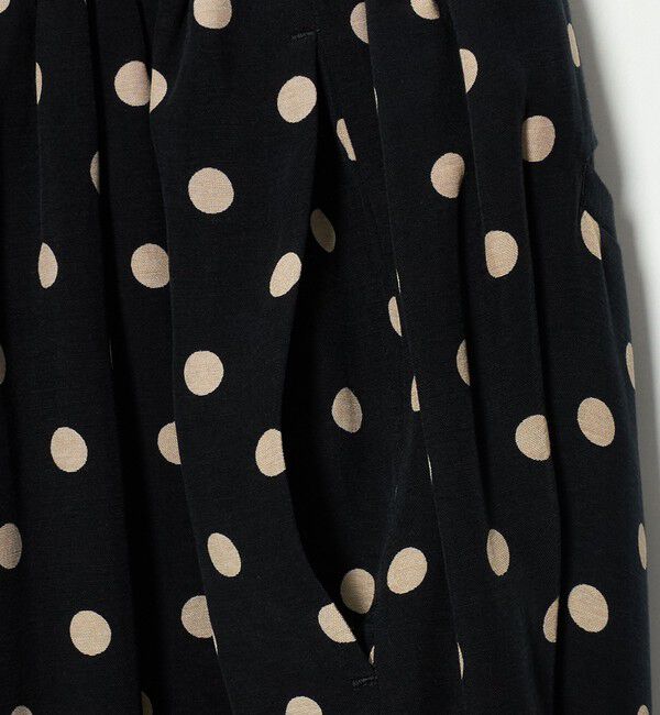 UNITED ARROWS「＜SACRA＞ドット プリント ワイドパンツ」|その他|