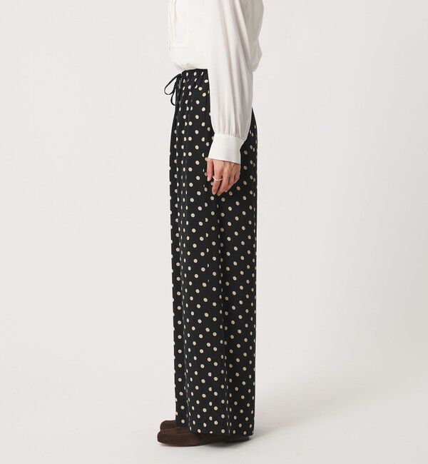 UNITED ARROWS「＜SACRA＞ドット プリント ワイドパンツ」|その他|