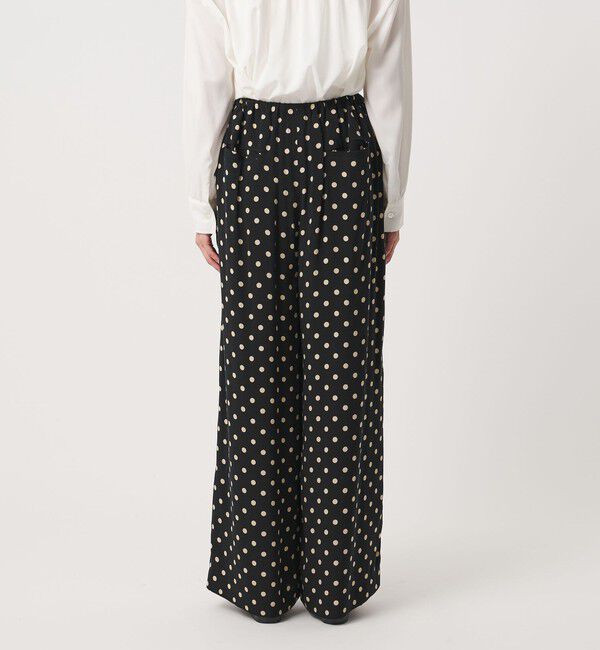 UNITED ARROWS「＜SACRA＞ドット プリント ワイドパンツ」|その他|