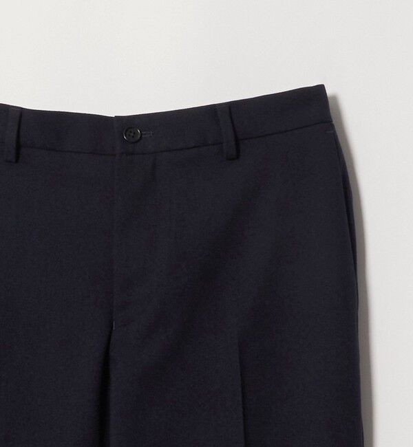 UNITED ARROWS「テックツイル ノープリーツ テーパードスラックス UA COZY ウォッシャブル ヨコストレッチ」|スラックス|