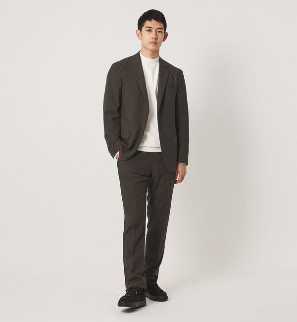 UNITED ARROWS「テックツイル シングル 2ボタン テーラードジャケット UA COZY ウォッシャブル ヨコストレッチ」|テーラードジャケット|
