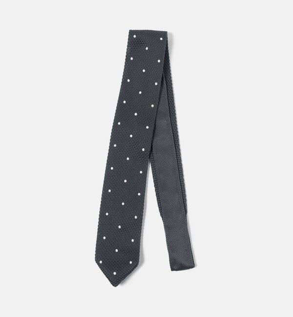 UNITED ARROWS green label relaxing「GLR ポリエステル ウォッシャブル ニット ドット ネクタイ ニットタイ」|ネクタイ・蝶ネクタイ|