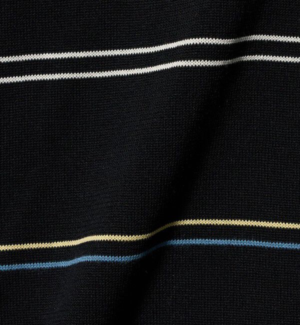 UNITED ARROWS green label relaxing「＜RYE TENDER＞CENTRE TEE BORDER センターT ボーダー ニットT 半袖ニット」|ニット・セーター|